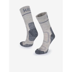 Světle šedé pánské portovní ponožky Kilpi STEYR