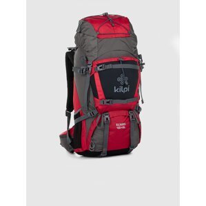 Šedo-červený unisex sportovní batoh Kilpi ECRINS (45+5 l)