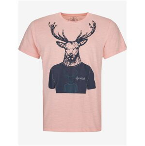 Růžové pánské tričko s potiskem Kilpi RIZON