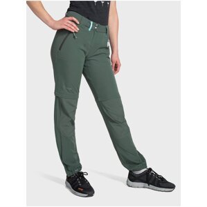 Tmavě zelené dámské outdoorové kalhoty Kilpi HOSIO
