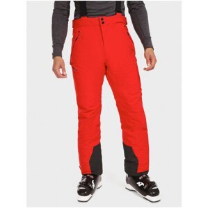 Červené pánské lyžařské kalhoty Kilpi METHONE