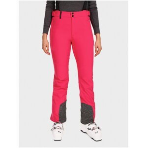 Tmavě růžové dámské softshellové lyžařské kalhoty Kilpi RHEA