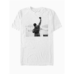 Bílé unisex tričko ZOOT.Fan Rocky Fist Poster