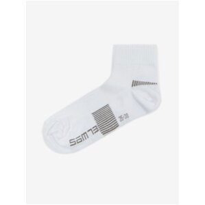Bílé sportovní ponožky SAM 73