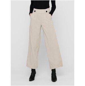 Krémové dámské široké kalhoty JDY Geggo