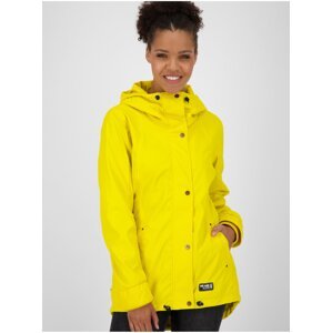 Žlutá dámská lehká bunda s kapucí Alife and Kickin