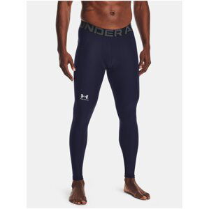 Tmavě modré pánské legíny Under Armour UA HG Armour Leggings