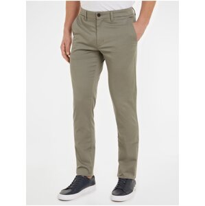 Šedé pánské chino kalhoty Tommy Hilfiger Bleecker Chino