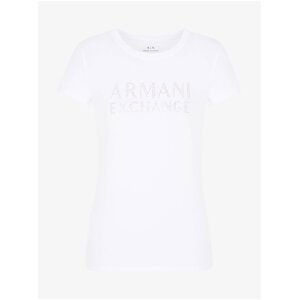 Bílé dámské triko Armani Exchange