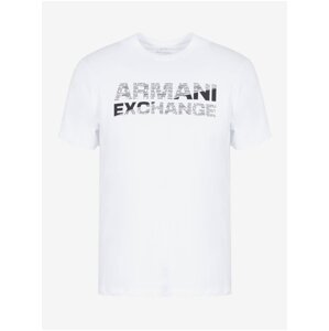 Bílé pánské triko Armani Exchange