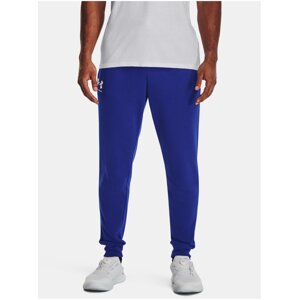 Modré sportovní tepláky Under Armour UA Rival Terry Jogger