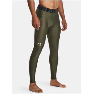 Khaki sportovní legíny Under Armour UA HG Armour Leggings