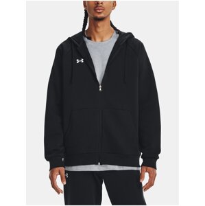 Černá mikina Under Armour UA Rival Fleece FZ Hoodie