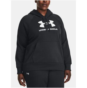 Černá mikina Under Armour UA Rival Fleece Logo Hoodie&
