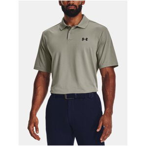 Khaki sportovní polo tričko Under Armour UA Performance 3.0 Polo