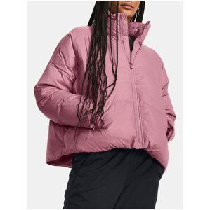 Růžová zimní péřová bunda Under Armour UA CGI DOWN PUFFER JKT