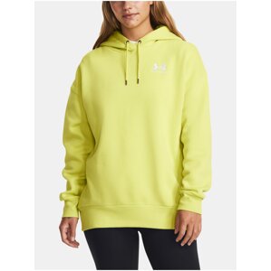 Žlutá mikina Under Armour Essential Flc OS Hoodie