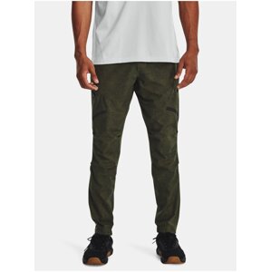 Khaki sportovní kalhoty Under Armour UA UNSTOPPABLE CARGO PANTS