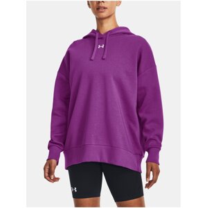 Fialová mikina Under Armour UA Rival Fleece OS Hoodie