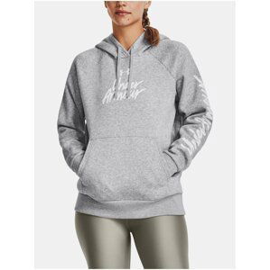 Šedá mikina Under Armour UA Rival Fleece Graphic Hdy