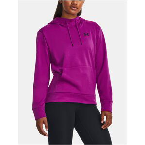 Fialová sportovní mikina Under Armour Armour Fleece Hoodie