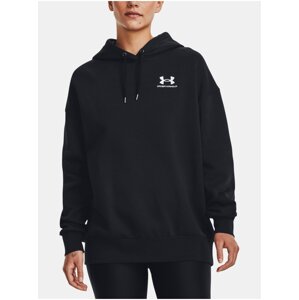 Černá mikina Under Armour Essential Flc OS Hoodie