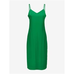 Zelené dámské saténové šaty ONLY Sia
