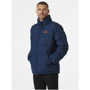 Modrá pánská oboustranná zimní prošívaná bunda HELLY HANSEN YU 23 REVERSIBLE PUFFER