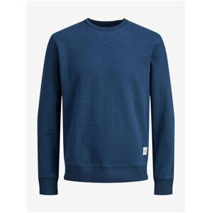 Modrá pánská mikina Jack & Jones Basic