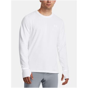 Bílé sportovní tričko Under Armour QUALIFIER COLD LONGSLEEVE