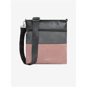 Růžovo-šedá dámská crossbody kabelka VUCH Prisco Grey