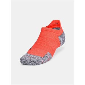 Oranzové sportovní ponožky Under Armour UA AD Run Cushion 1pk NS Tab