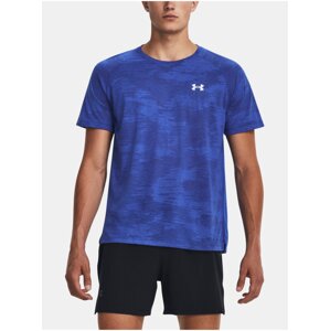 Modré sportovní tričko Under Armour UA STREAKER SPEEDCAMO SS