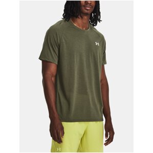 Khaki sportovní tričko Under Armour UA STREAKER TEE