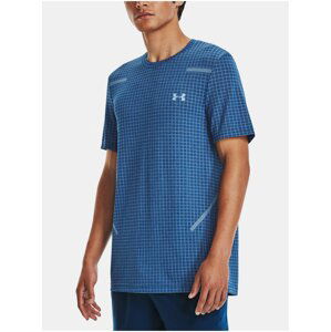 Modré sportovní tričko Under Armour Vanish Grid SS