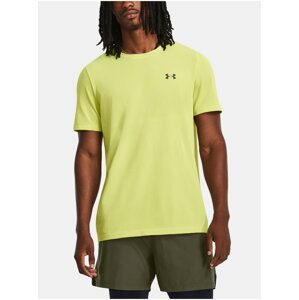 Žluté sportovní tričko Under Armour UA Rush Seamless Legacy SS