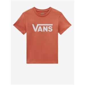 Oranžové dámské tričko VANS Flying V