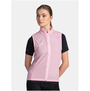Světle růžová dámská lehká sportovní vesta Kilpi Flow