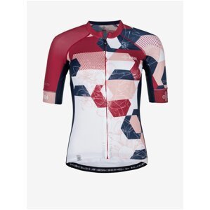 Bílo-červený dámský cyklistický dres Kilpi Adamello-W