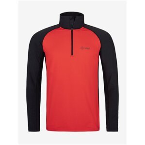 Černo-červené pánské sportovní triko se stojáčkem Kilpi WILLIE