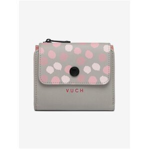 Růžovo-šedá dámská vzorovaná peněženka VUCH Fifi