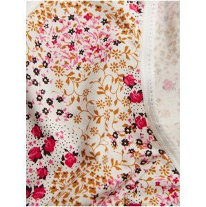 Vysoce střižené kalhotky z bavlny a materiálu Lycra™, 5 ks Marks & Spencer růžová