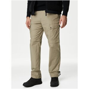 Béžové pánské outdoorové kalhoty s technologií Stormwear™ Marks & Spencer