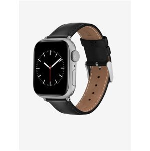 Černý kožený řemínek pro Apple Watch 38/40/41 Daniel Wellington