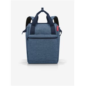 Modrý žíhaný batoh a taška 2v1 Reisenthel Allrounder R Twist Blue