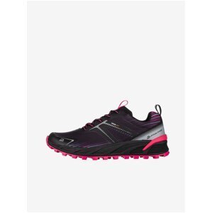Růžovo-černé dámské sportovní boty s antibakteriální stélkou ALPINE PRO Hermone