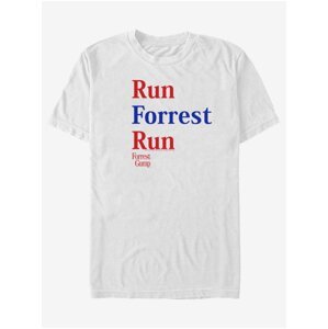 Bílé unisex tričko ZOOT.Fan Paramount Run Forrest Red Blue
