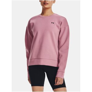 Růžová sportovní mikina Under Armour Unstoppable Flc Crew