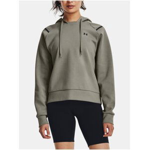 Khaki sportovní mikina Under Armour Unstoppable Flc Hoodie