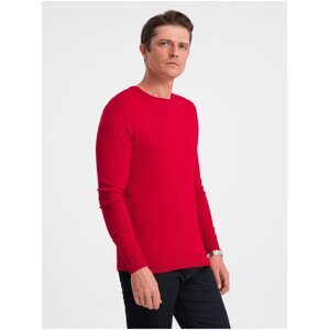 Červený pánský svetr Ombre Clothing